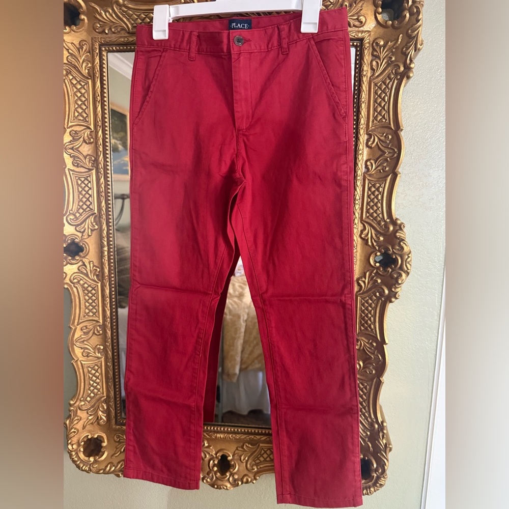 The Children’s Place Red Stretch Chino Pants